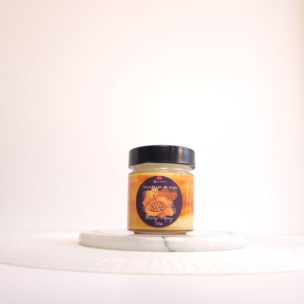 Mango & Papaya soy candle │ Efferv'essence