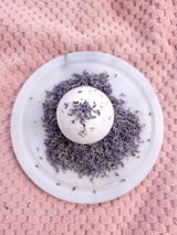 Collection Bain de fleurs | Bombe de bain effervescente Essential oil and lavender flowers