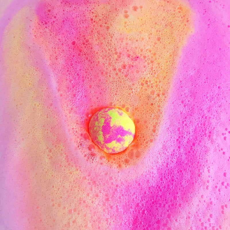 Raspberry Lemonade effervescent bath bomb │Efferv'essence - Efferv'essence