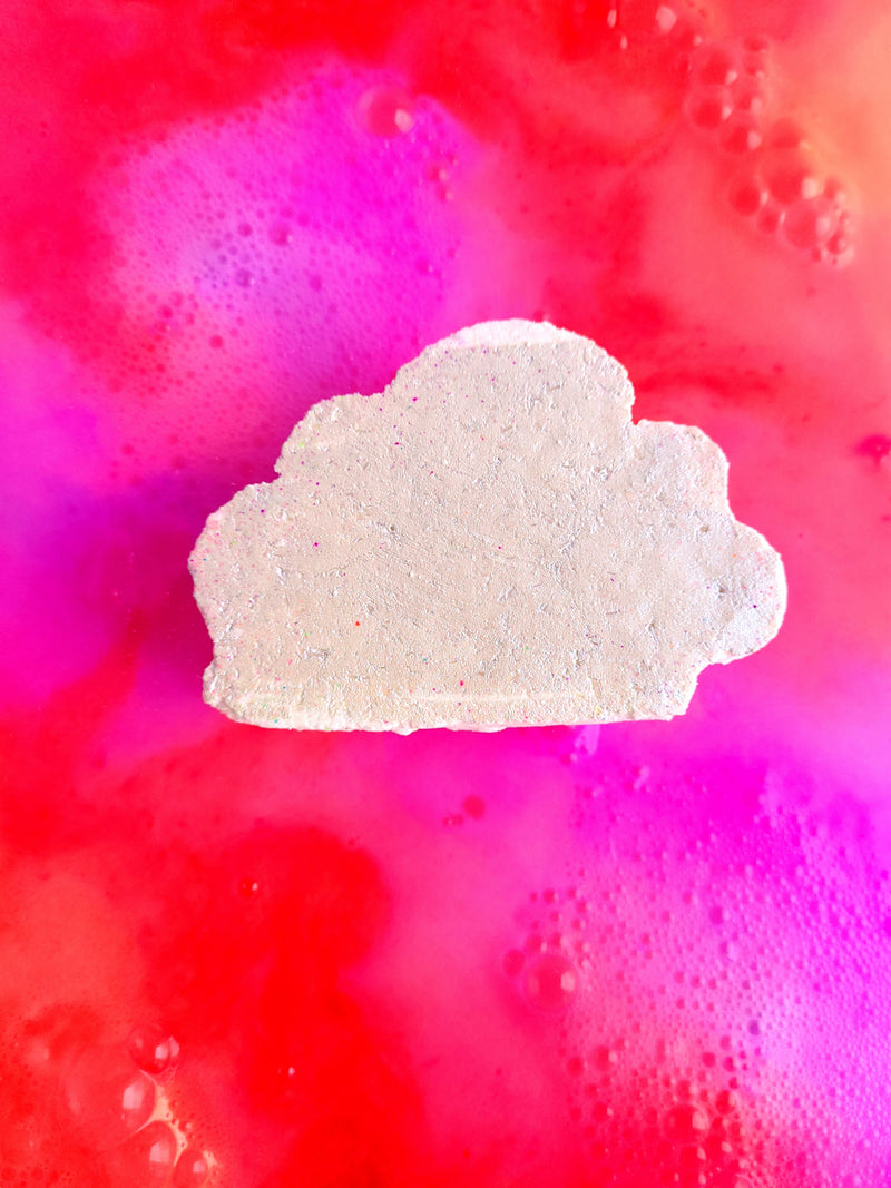 Bombe de bain effervescente Nuage *Rose/Mauve │Efferv'essence