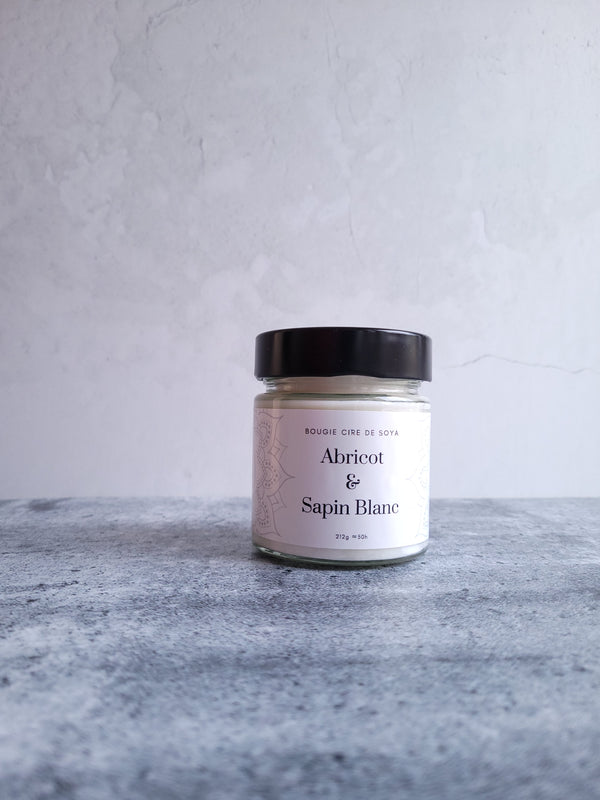 Apricot & White Fir Candle │ Efferv'essence