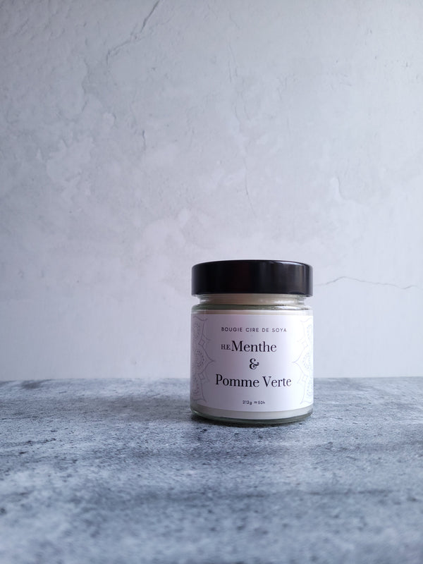 Chandelle Menthe & Pomme Verte │ Efferv'essence