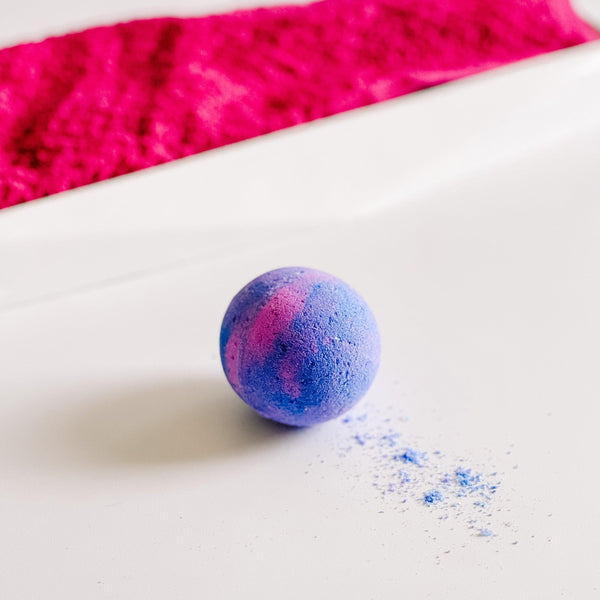 Effervescent bath bombs Amethyst - Blackberries - Efferv'essence