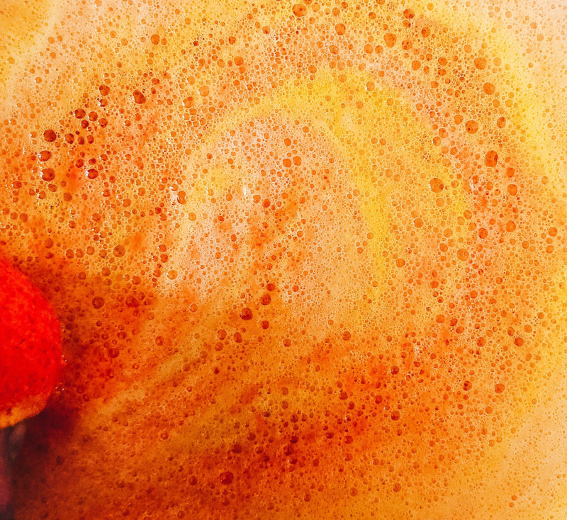Mango & Papaya effervescent bath bomb - Efferv'essence