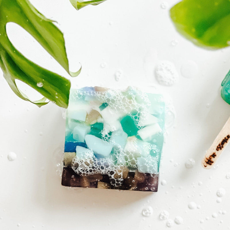 Emerald Lagoon handmade soap - Efferv'essence