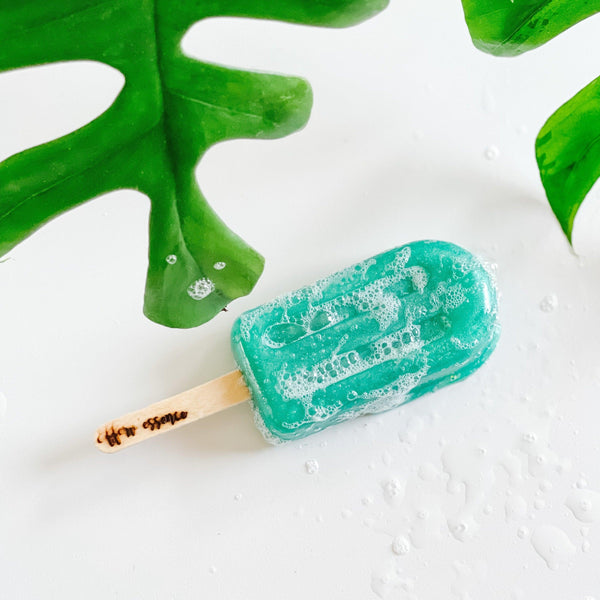 Pop's hand crafted soap - Emerald lagoon - Efferv'essence
