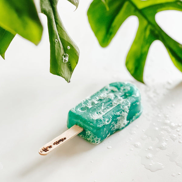 Pop's hand crafted soap - Emerald lagoon - Efferv'essence