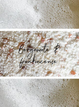 Foaming bath salts- Bergamot & frankincense - Efferv'essence