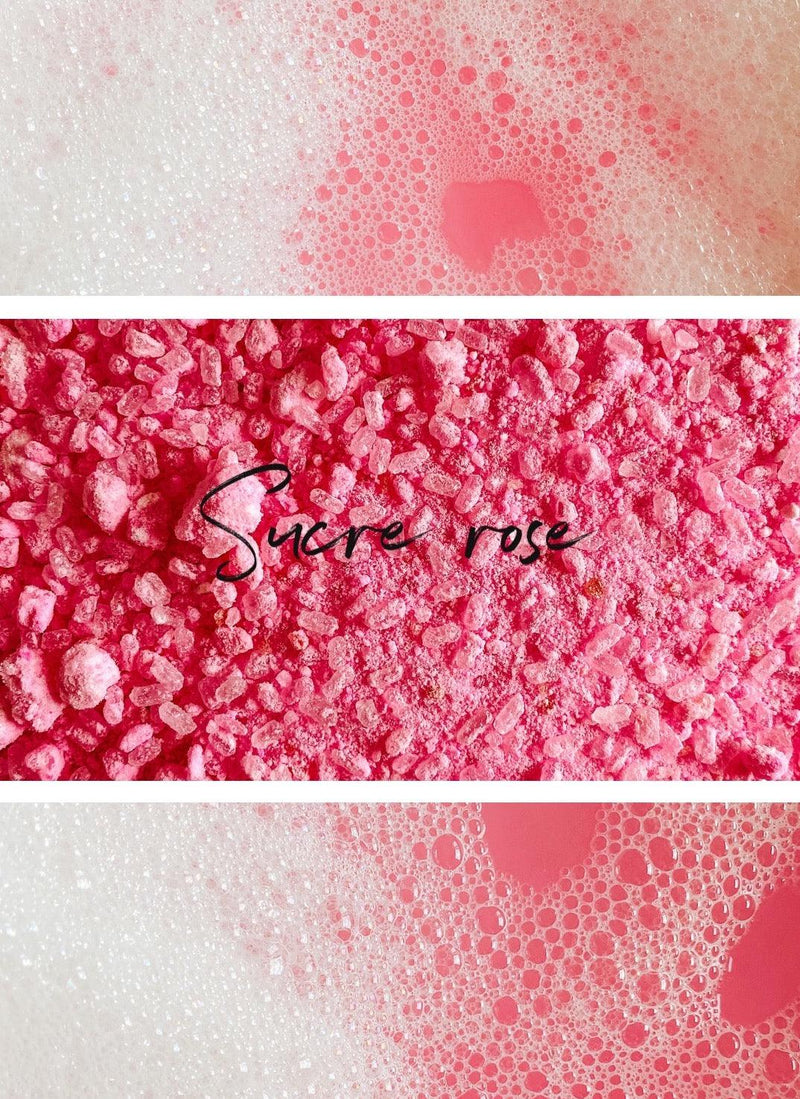 Foaming bath salts - Pink sugar - Efferv'essence