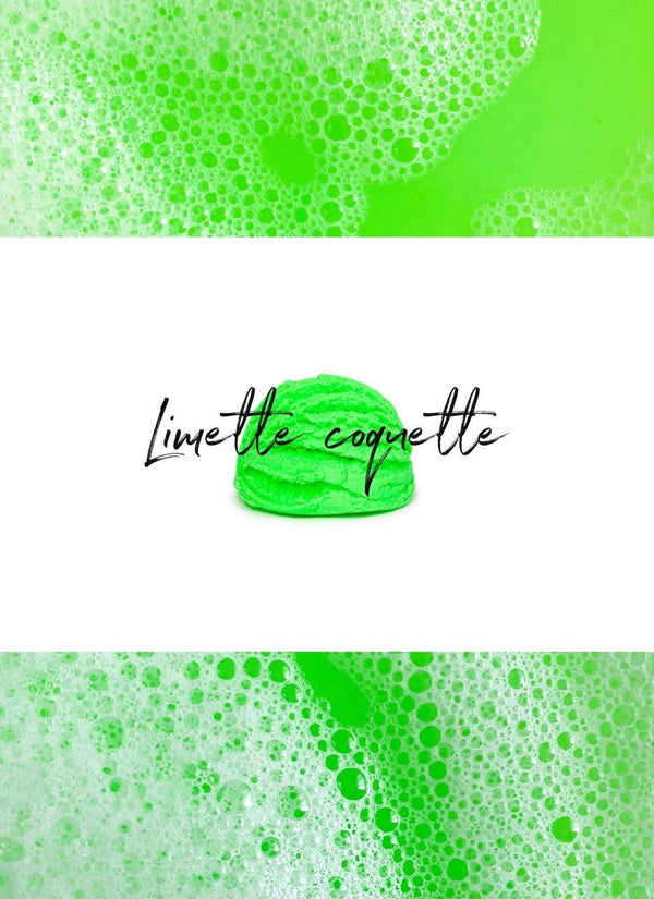 Crème Glacée - Bain Moussant Solide - Limette Coquette - Efferv'essence