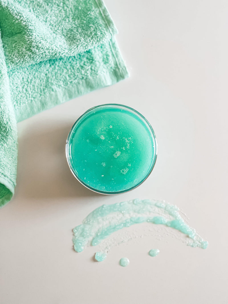 Emerald Lagoon Sweet & Salty Scrub - Sweet scrub with epsom salt - Efferv'essence