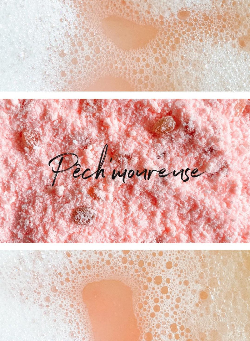 Foaming bath salts - Pêch'moureuse - Efferv'essence